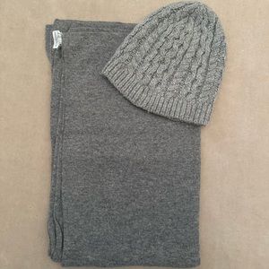 Club Monaco cashmere scarf and hat